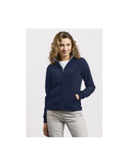 PRM-7985-Womens Double Fleece Jacket 2